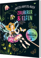 Cover des Buches „Zauberer und Elfen - Kritzel-Kratzel-Buch für Kinder ab 5 Jahren“