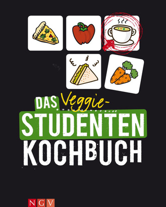 Cover des Buches „Das Veggie-Studentenkochbuch“