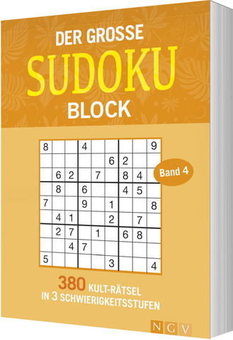 Cover des Buches „Der große Sudokublock - Band 4“