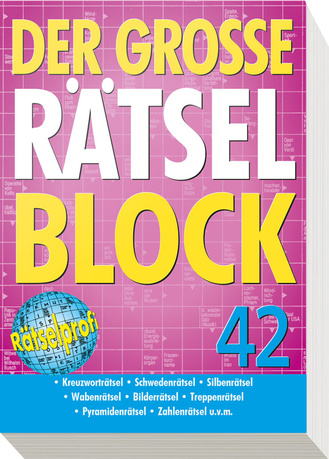 Der große Rätselblock 42 Cover des Buches „Der große Rätselblock 42“