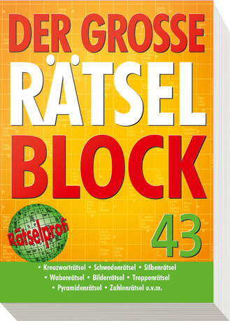 Der große Rätselblock 43 Cover des Buches „Der große Rätselblock 43“
