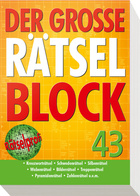 Der große Rätselblock 43 Cover des Buches „Der große Rätselblock 43“