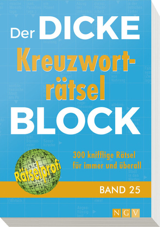 Der dicke Kreuzworträtsel-Block - Band 25 Cover des Buches „Der dicke Kreuzworträtsel-Block - Band 25“