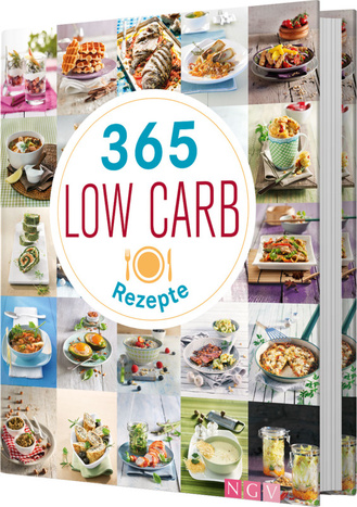 Cover des Buches „365 Low-Carb-Rezepte“