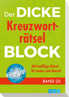 Cover des Buches „Der dicke Kreuzworträtsel-Block - Band 26“