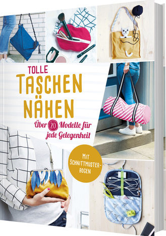 Cover des Buches „Tolle Taschen nähen“