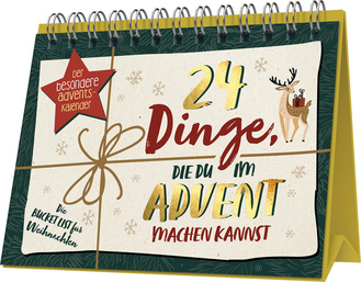 Cover des Buches „24 Dinge, die du im Advent machen kannst Die Bucket List für Weihnacht“