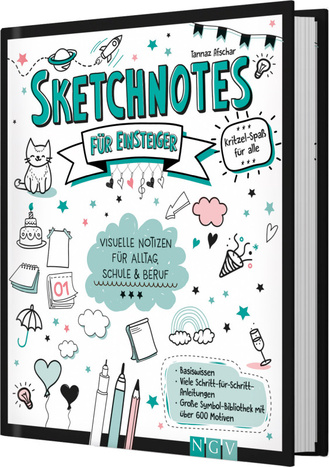 Sketchnotes für Einsteiger Cover des Buches „Sketchnotes für Einsteiger“