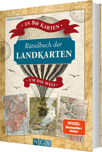 Cover des Buches „Rätselbuch der Landkarten“