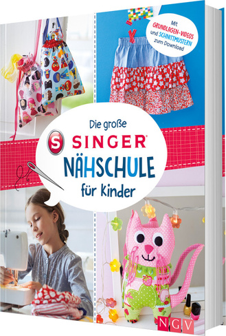 Die große SINGER Nähschule für Kinder Cover des Buches „Die große SINGER Nähschule für Kinder“
