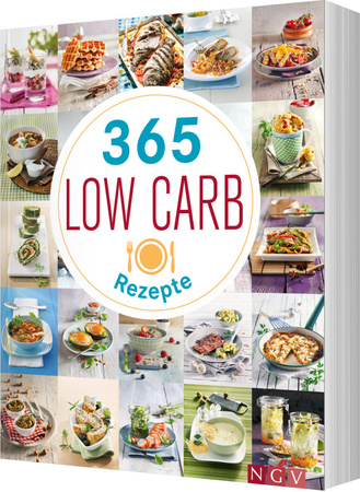 Cover des Buches „365 Low-Carb-Rezepte“