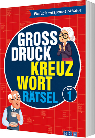 Cover des Buches „Großdruck Kreuzworträtsel Band 1“