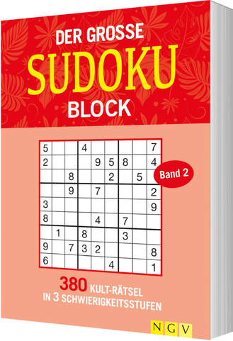 Der große Sudokublock - Band 2 Cover des Buches „Der große Sudokublock - Band 2“