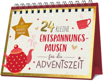 24 kleine Entspannungspausen für die Adventszeit Cover des Buches „24 kleine Entspannungspausen für die Adventszeit“