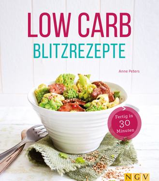 Cover des Buches „Low Carb Blitzrezepte“