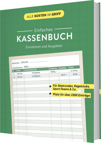 Cover des Buches „Einfaches Kassenbuch Einnahmen und Ausgaben“