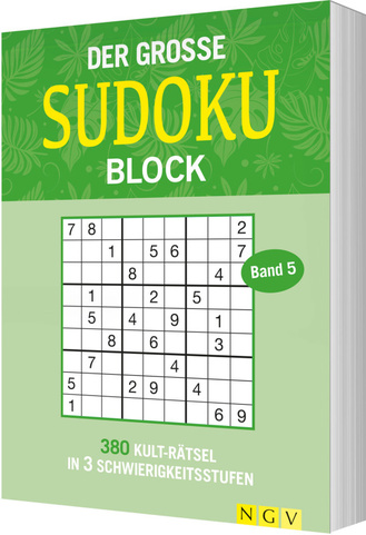Der große Sudokublock - Band 5 Cover des Buches „Der große Sudokublock - Band 5“