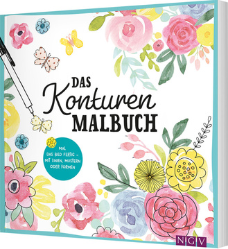 Cover des Buches „Das Konturen-Malbuch“