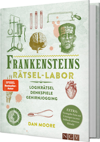 Frankensteins Rätsel-Labor Cover des Buches „Frankensteins Rätsel-Labor“
