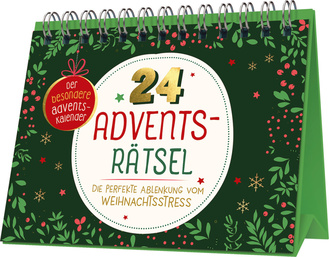 24 Adventsrätsel Die perfekte Ablenkung vom Weihnachtsstress Cover des Buches „24 Adventsrätsel Die perfekte Ablenkung vom Weihnachtsstress“