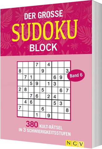 Der große Sudokublock - Band 6 Cover des Buches „Der große Sudokublock - Band 6“