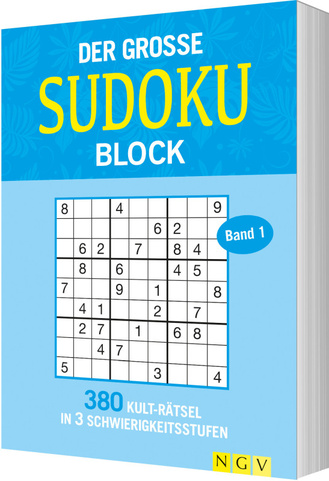 Der große Sudokublock - Band 1 Cover des Buches „Der große Sudokublock - Band 1“
