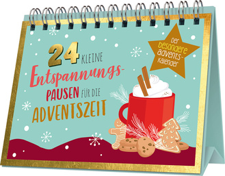 24 kleine Entspannungspausen für die Adventszeit Cover des Buches „24 kleine Entspannungspausen für die Adventszeit“