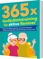 Cover des Buches „365 x Gedächtnistraining für aktive Rentner“