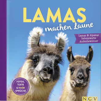 Lamas machen Laune Cover des Buches „Lamas machen Laune“
