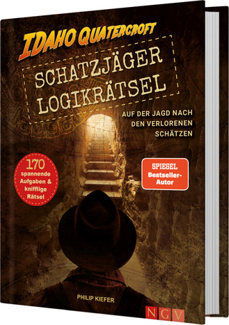 Cover des Buches „Schatzjäger Logikrätsel - Idaho Quatercroft“