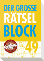 Cover des Buches „Der große Rätselblock 49“