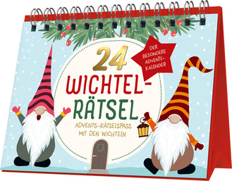 Cover des Buches „24 Wichtel-Rätsel Advents-Rätselspaß mit den Wichteln“