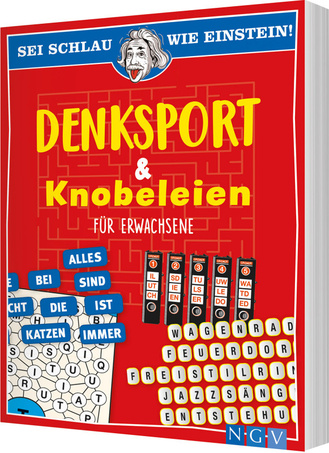 Cover des Buches „Denksport und Knobeleien für Erwachsene“