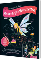 Cover des Buches „Zauberhafte Feenwelten - Kratzbuch für Kinder ab 6 Jahren“