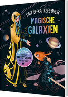Cover des Buches „Magische Galaxien - Kritzel-Kratzel-Buch für Kinder ab 7 Jahren“
