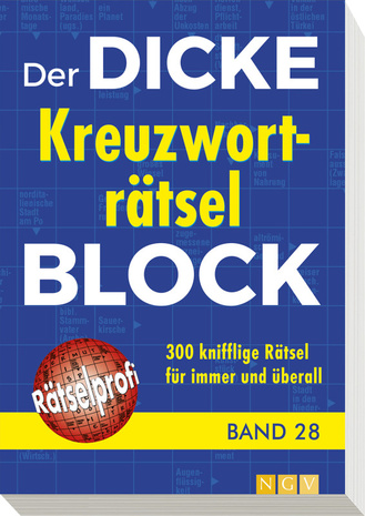 Cover des Buches „Der dicke Kreuzworträtsel-Block - Band 28“