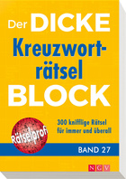 Cover des Buches „Der dicke Kreuzworträtsel-Block - Band 27“